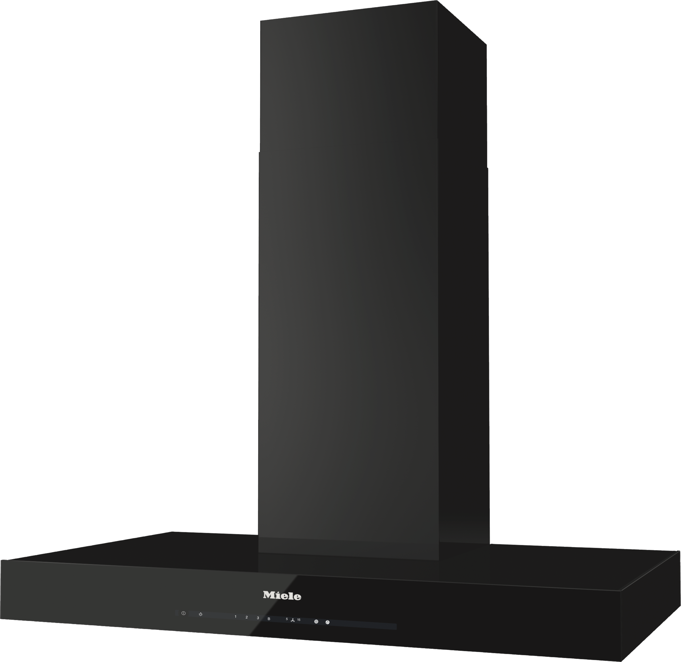 Cooker hoods - DA 6698 W Purist. Ed.6000 - Obsidian black